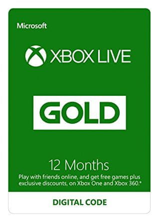 Microsoft Xbox Live Gold - 12 hónap (S4T-00019)