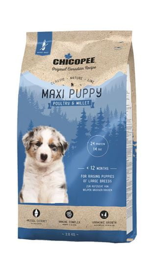Chicopee Classic Nature Maxi Puppy Poultry & Millet 2 kg