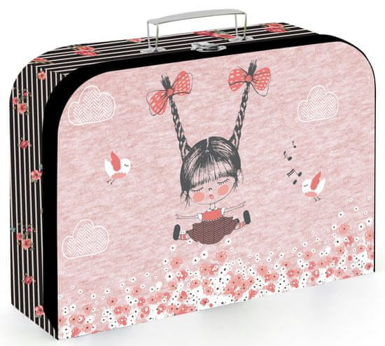 Oxybag Dolly mintázatú bőrönd lamino 34 cm