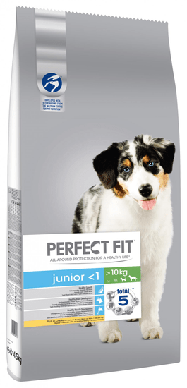 Perfect fit Dog granulátum Junior csirke M/L 14,5 kg