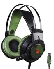 J437 Gamer Headset (J437 zöld)