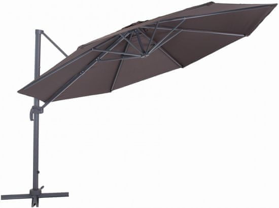 MAKERS Roma - oldalsó napernyő 3,5 m, barna