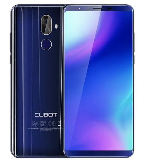 Cubot X18 PLUS, Dual SIM, LTE, 64 GB, 4GB RAM, kék mobiltelefon