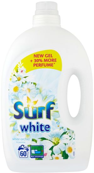 Surf White gel Orchid & Jasmine 3 l (60 mosás)