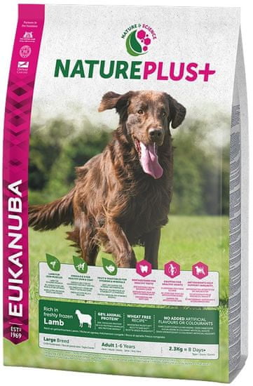 Eukanuba Nature Plus+ Adult Large Breed Rich in freshly frozen Lamb 2,3kg