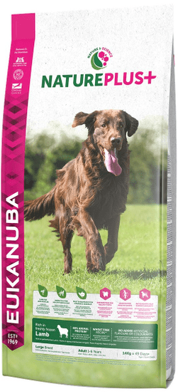 Eukanuba Nature Plus+ Adult Large Breed Rich in freshly frozen Lamb 14kg