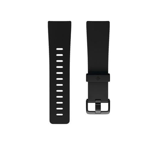 Fitbit Versa - tartalék óraszíj Classic Accessory Band Black, S