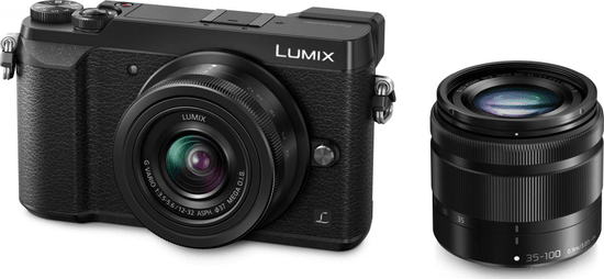 PANASONIC Lumix DMC-GX80+1232+35100 (DMC-GX80WEG) Fényképezőgép