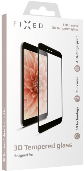 FIXED 3D Full-Cover keményített védőüveg Samsung Galaxy A3 (2017) számára, fekete FIXG3D-157-BK
