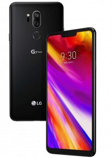 LG G7 ThinQ, New Aurora Black mobiltelefon
