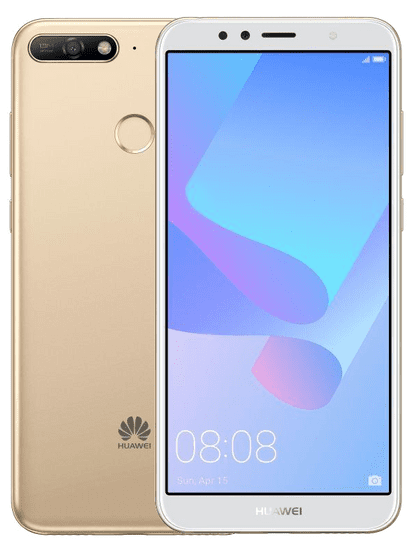 Huawei Y6 Prime 2018 mobiltelefon, DualSIM, arany