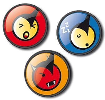 Nikidom Roller Pins díszpatent Emoticons Fun