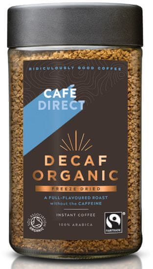 Cafédirect BIO koffeinmentes instant kávé 100 g