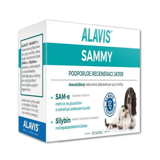 Alavis Sammy Táplálékkiegészítő kutyáknak és macskáknak, 30 db