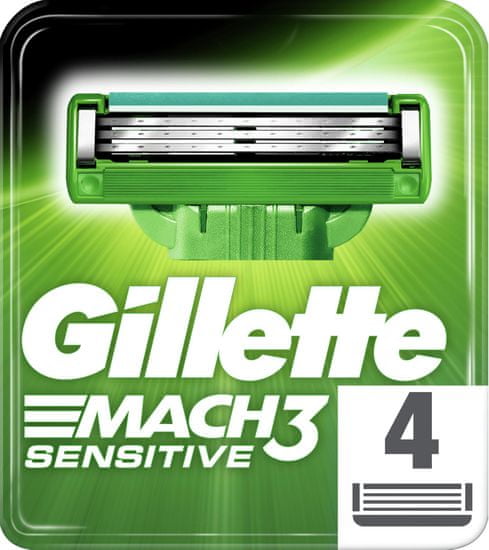 Gillette MACH3 Sensitive Borotvabetét, 4 db