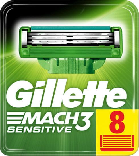 Gillette Mach3 Sensitive Férfi borotvafejek 8 db