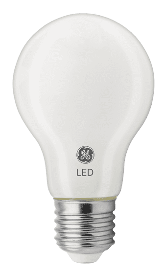 GE Lighting Glass LED izzó, E27 8W, meleg fehér