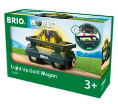 Brio World 33896 Svítící vagon arannyal
