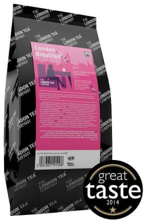 London Tea Company Fairtrade fekete piramis tea London Breakfast 50db