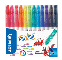 Pilot Fixy Frixion Colors, készlet, 12 szín, törölhető