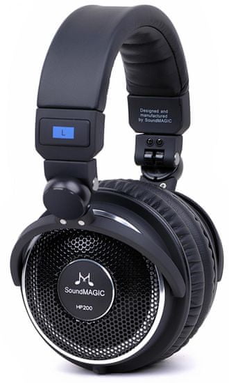 SoundMAGIC HP200 Over-Ear Fejhallgató, Fekete