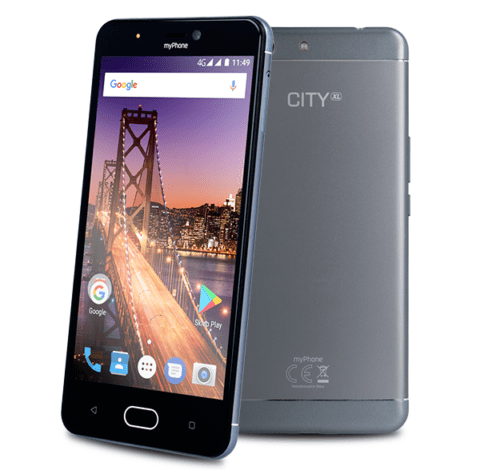 myPhone City XL okostelefon, 2GB/16GB, ezüst