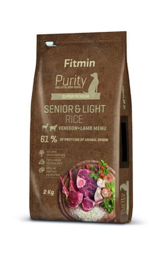 Fitmin Dog Purity Rice Senior & Light Venison & Lamb 2 kg kutyatáp