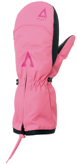 Matt lány kesztyű DOO ZIPPER RS rózsaszín