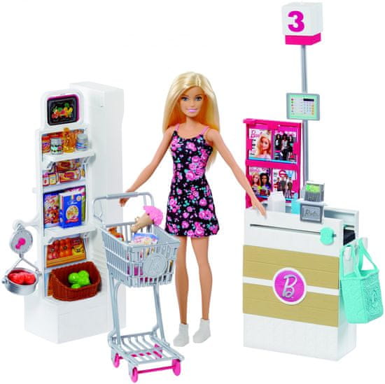 Mattel Szupermarket Barbie játék szett