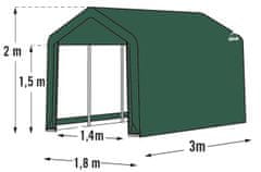 ShelterLogic ponyva pavilon 1,8x3,0 m - 70471EU