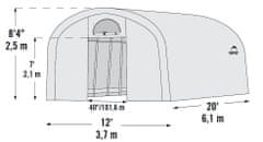 ShelterLogic fóliasátor 3,7x6,1 m - 41 mm - 70592EU