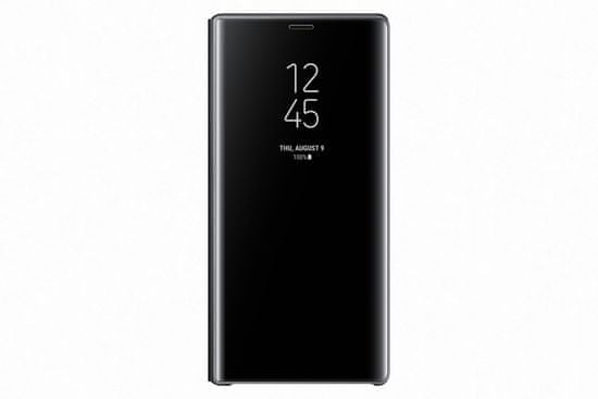 SAMSUNG Galaxy Note 9 Clear View flip tok állvánnyal, fekete EF-ZN960CBEGWW