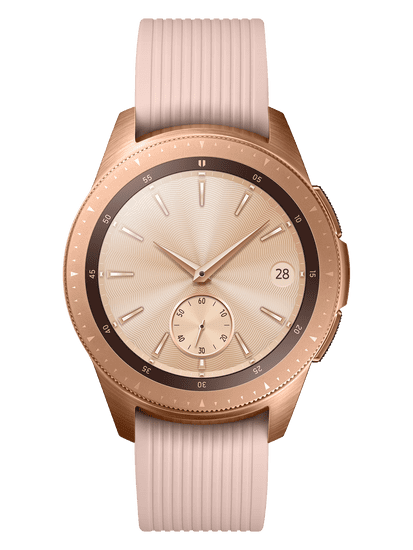 SAMSUNG Galaxy Watch 42mm, Rose Gold (SM-R810NZDAXEZ)