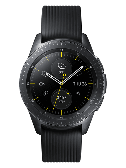 SAMSUNG Galaxy Watch 42 mm, Midnight Black (SM-R810NZKAXEZ)