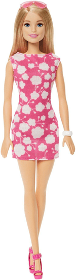 Mattel Rózsaszín ruhás Barbie baba