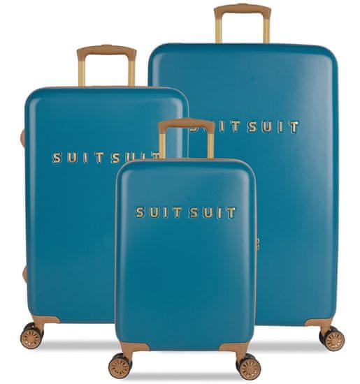 SuitSuit Utazó bőrönd szett TR-7102/3-Fab Seventies Seaport Blue