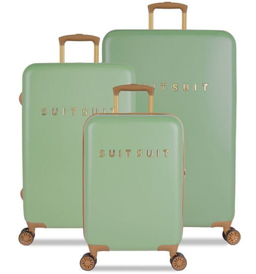 SuitSuit Utazó bőrönd szett TR-7103/3-Fab Seventies Basil Green