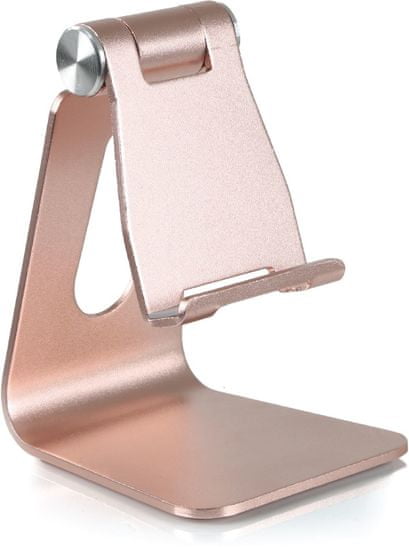 DESIRE2 univerzális alumínium állvány mobiltelefonok részére, rózsaszín arany WTT-AS05GD