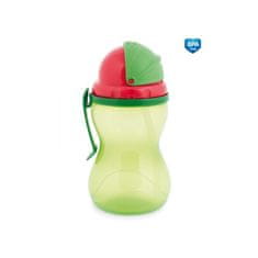 Canpol babies Szívószállal ellátott sport palack, 370 ml, Zöld