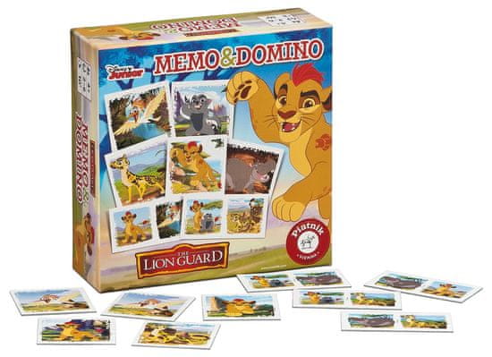 Piatnik Memo/Domino Lion Guard társasjáték - Magyar nyelvű