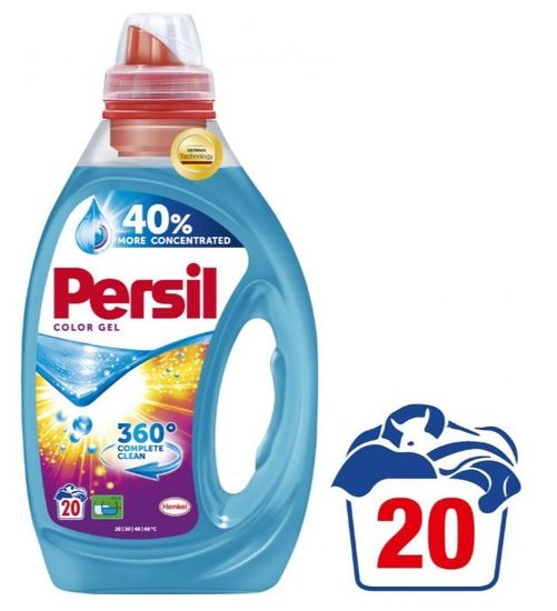 Persil 360° Complete Clean Color Gel 1 l (20 mosás)