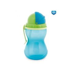 Canpol babies Szívószállal ellátott sport palack, 370 ml, Kék