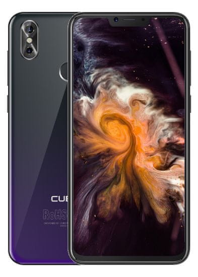 Cubot P20 4GB 64GB mobiltelefon, Dual SIM, LTE, Gradient