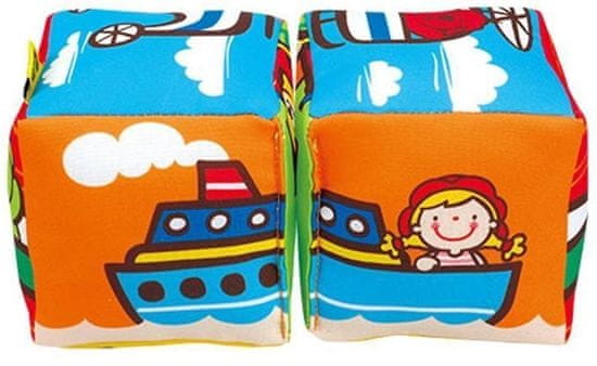 K´s Kids Szórakoztató textil kockák – Autók