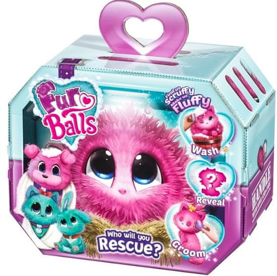 TM Toys Fur Balls Csavargó pink