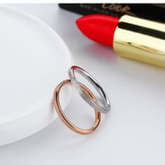 Troli Csillogó acél gyűrű (Kerület 52 mm)