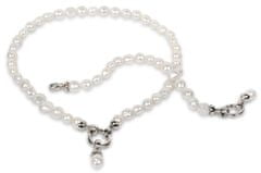 JwL Luxury Pearls Karkötő fehér igazgyöngyökből JL0560