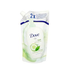 Dove Szépítő krémes folyékony szappan az uborka és a zöld tea illatával Go Fresh (Fresh Touch) (Árnyék 750 ml - náhradní náplň)