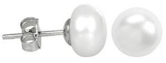 JwL Luxury Pearls Eredeti fülbevaló fehér igazgyöngyökkel 2 az 1-ben JL0287