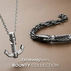 Brosway Bounty férfi nemesacél nyaklánc horgony medállal BOU02